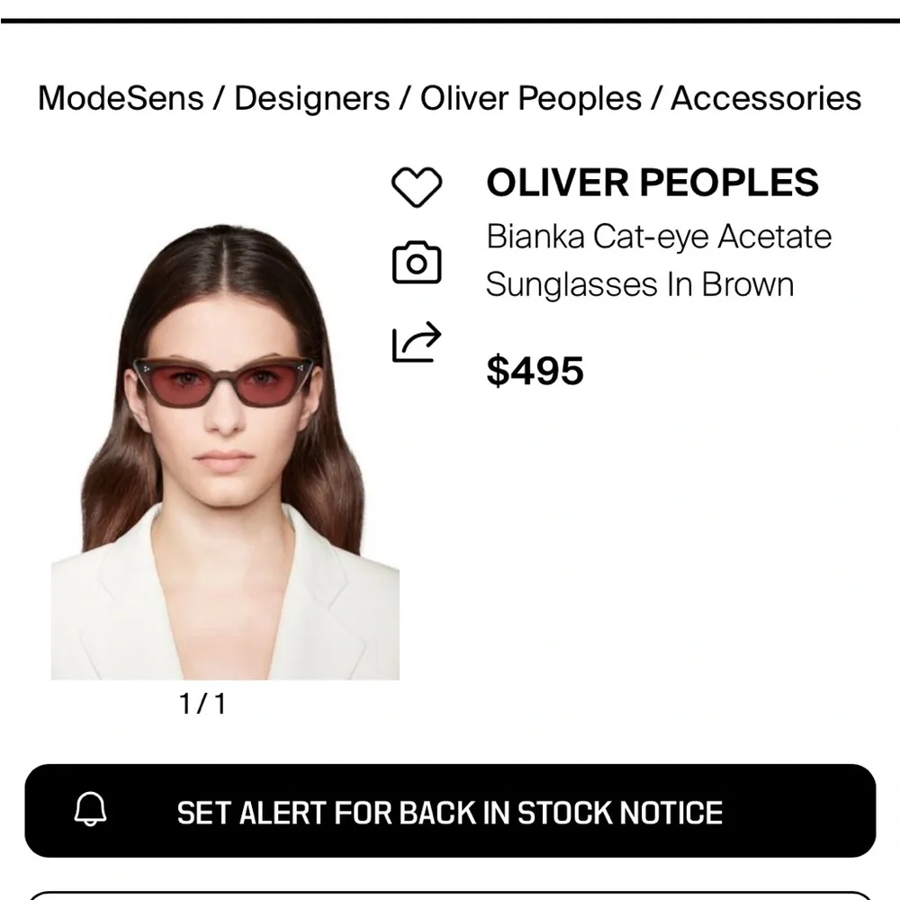 Oliver peoples Bianka OV5387SU - Picture 7 of 7